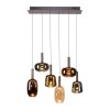 Lámparas Paul Neuhaus Irides Lámparas colgantes LED Marrón, 6 luces