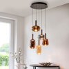 Lámparas Paul Neuhaus Irides Lámparas colgantes LED Marrón, 5 luces