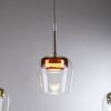 Lámparas Paul Neuhaus Q-Kon Lámparas colgantes LED Marrón, 1 luz, Mando a distancia