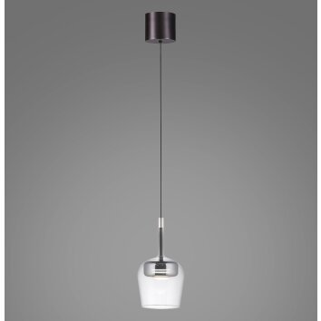 Paul Neuhaus Q-Serie Q-Kon Lámparas colgantes LED Marrón, 1 luz, Mando a distancia Paul Neuhaus Q-Serie Q-Kon Lámparas colgantes LED Marrón, 1 luz, Mando a distancia