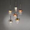 Lámparas Paul Neuhaus Q-Kon Lámparas colgantes LED Marrón, 6 luces, Mando a distancia