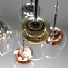 Lámparas Paul Neuhaus Q-Kon Lámparas colgantes LED Marrón, 6 luces, Mando a distancia