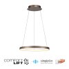 Lámparas Paul Neuhaus Hoop Lámparas colgantes LED Marrón, 1 luz