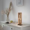 Lámparas Paul Neuhaus Q-Akustik Lámparas de mesa LED Marrón, Negro, 1 luz, Mando a distancia