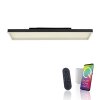 Lámparas Paul Neuhaus Q-Magong Plafones LED Negro, 1 luz, Mando a distancia