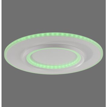 Paul Neuhaus Q-Serie Q-Kalina Plafones LED Blanca, 1 luz, Mando a distancia