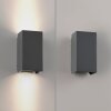 Lámparas Paul Neuhaus Block Apliques LED Antracita, 2 luces