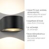 Lámparas Paul Neuhaus Carla Apliques LED Antracita, 2 luces