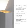 Lámparas Paul Neuhaus Block Apliques LED Gris, 2 luces