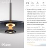 Lámparas Paul Neuhaus E-Vitrum Lámparas colgantes LED Gris, 2 luces, Mando a distancia