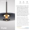 Lámparas Paul Neuhaus E-Vitrum Lámparas colgantes LED Gris, 2 luces, Mando a distancia