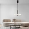 Lámparas Paul Neuhaus E-Vitrum Lámparas colgantes LED Marrón, 2 luces, Mando a distancia