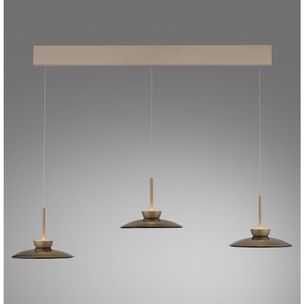 Lámparas Paul Neuhaus Moon Lámparas colgantes LED Bronce, 6 luces main product photo