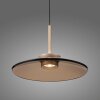 Lámparas Paul Neuhaus E-Moon Lámparas colgantes LED Bronce, 2 luces, Mando a distancia