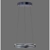Lámparas Paul Neuhaus E-Loop Lámparas colgantes LED Gris, 2 luces, Mando a distancia