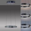 Lámparas Paul Neuhaus E-Loop Lámparas colgantes LED Gris, 2 luces, Mando a distancia