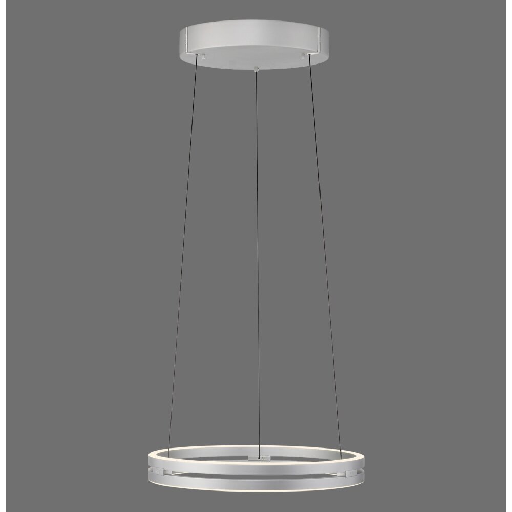 Lámparas Paul Neuhaus E-Loop Lámparas colgantes LED Plata, 2 luces, Mando a distancia main product photo