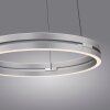 Lámparas Paul Neuhaus E-Loop Lámparas colgantes LED Plata, 2 luces, Mando a distancia