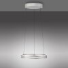 Lámparas Paul Neuhaus E-Loop Lámparas colgantes LED Plata, 2 luces, Mando a distancia