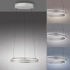 Lámparas Paul Neuhaus E-Loop Lámparas colgantes LED Plata, 2 luces, Mando a distancia