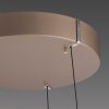 Lámparas Paul Neuhaus E-Clipse Lámparas colgantes LED Bronce, 2 luces, Mando a distancia