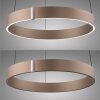 Lámparas Paul Neuhaus E-Clipse Lámparas colgantes LED Bronce, 2 luces, Mando a distancia