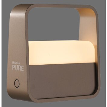 Lámparas Paul Neuhaus Go Lámparas de mesa LED Bronce, 1 luz