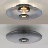 Lámparas Paul Neuhaus Vitrum Plafones LED Gris, 2 luces
