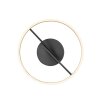Lámparas Paul Neuhaus Loop Plafones LED dorado, Negro, 2 luces, Mando a distancia