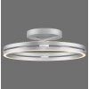 Lámparas Paul Neuhaus Loop Plafones LED Plata, 2 luces, Mando a distancia