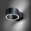 Lámparas Paul Neuhaus Clipse Apliques LED Gris, 2 luces