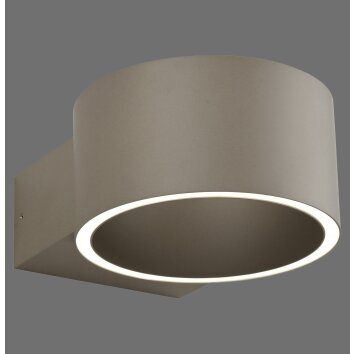 Lámparas Paul Neuhaus Clipse Apliques LED Bronce, 2 luces