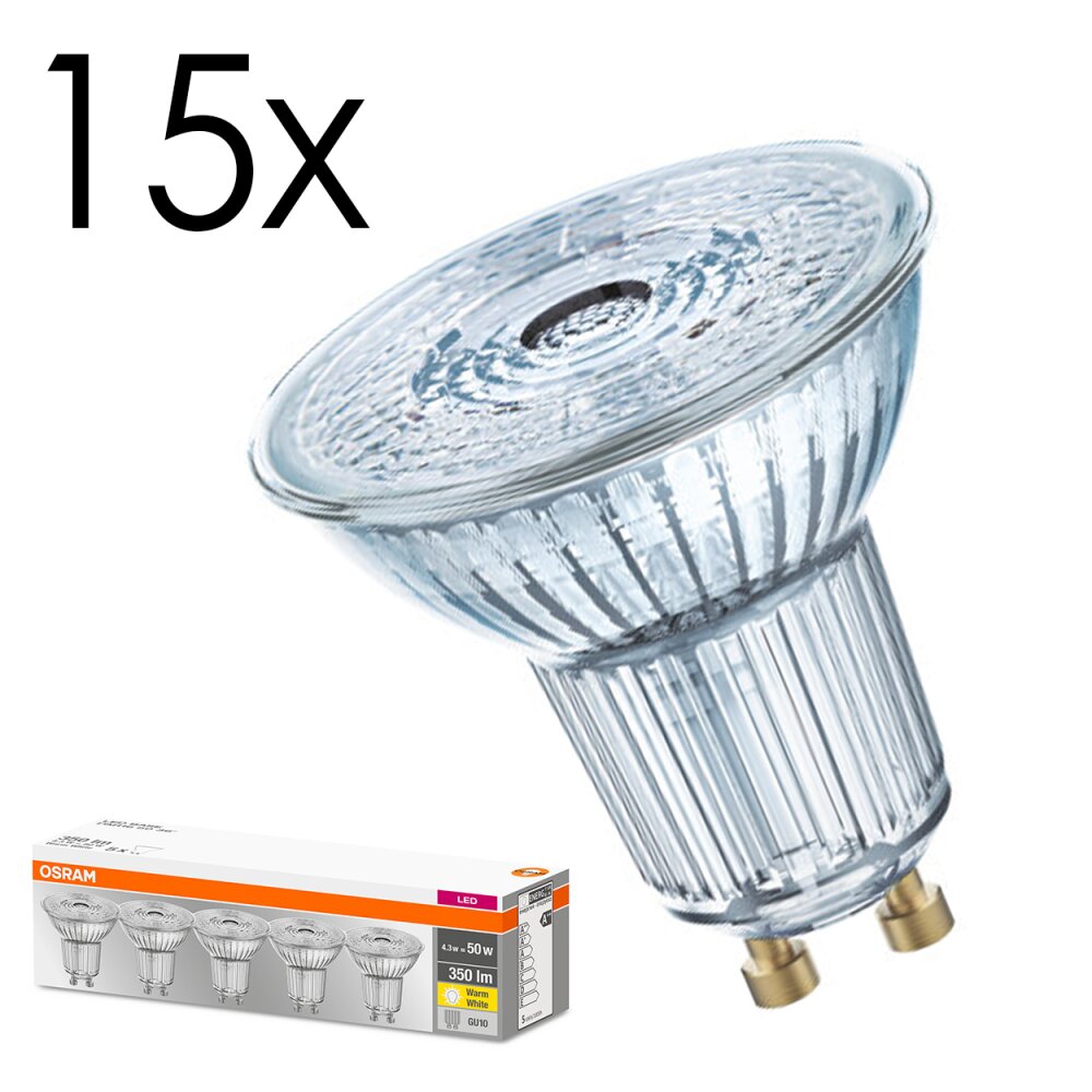 Lámparas Ledvance GU10 LED 4.3 Watt blanco cálido 350 Lumen main product photo