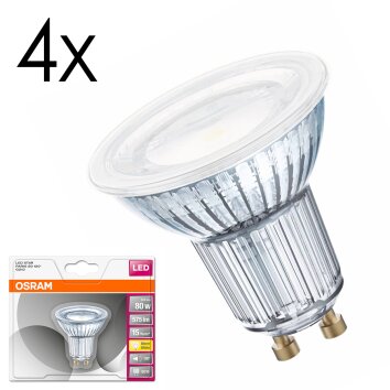Lámparas Osram GU10 6.5 Watt blanco cálido 620 Lumen