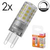 Lámparas Osram G9 LED 4 Watt blanco cálido regulable 470 Lumen