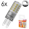 Lámparas Osram G9 LED 4 Watt blanco cálido regulable 470 Lumen