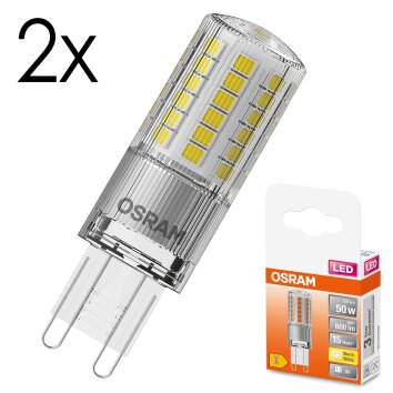 Lámparas Osram G9 LED 4.8 Watt blanco cálido 600 Lumen