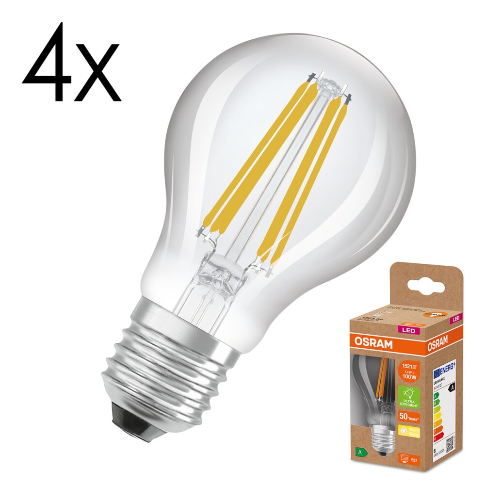 Lámparas Osram E27 7.2 Watt blanco cálido 1521 Lumen main product photo