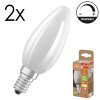 Lámparas Osram E14 LED 2.9 Watt blanco cálido regulable 470 Lumen
