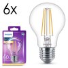 Lámparas Philips E27 LED 7 Watt blanco cálido 806 Lumen