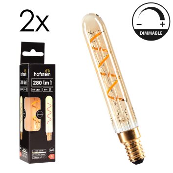 E14 LED 4 Watt blanco cálido regulable 280 Lumen