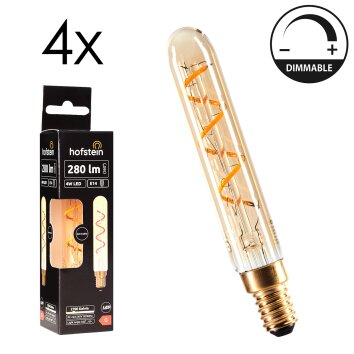 E14 LED 4 Watt blanco cálido regulable 280 Lumen
