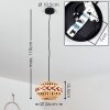 Jaurama Lámpara Colgante Negro, 1 luz