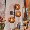Ripoll Luminarias esféricas, Apliques Color cobre, 3 luces