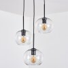 Apedo Lámparas suspendidas, Lámparas colgantes, Lámpara colgante de clúster Transparente, 3 luces