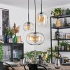 Apedo Lámparas suspendidas, Lámparas colgantes, Lámpara colgante de clúster Colores ámbar, Transparente, 3 luces