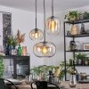 Apedo Lámparas suspendidas, Lámparas colgantes, Lámpara colgante de clúster Colores ámbar, Transparente, 3 luces