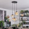 Apedo Lámparas suspendidas, Lámparas colgantes, Lámpara colgante de clúster Colores ámbar, Transparente, 3 luces