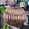 Koyoto Lámparas suspendidas, Luminarias esféricas, Lámpara colgante de clúster Color cobre, 4 luces