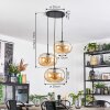 Apedo Lámparas suspendidas, Luminarias esféricas, Lámpara colgante de clúster Colores ámbar, 3 luces